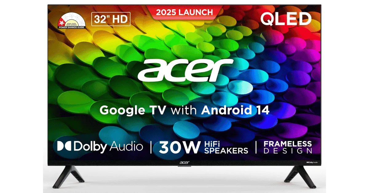 Acer 80 cm G Plus Series HD LED टीवी ₹9,999 में: क्या है खास, जानें सब कुछ!